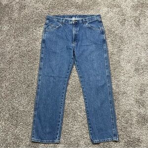 Wrangler Authentic Jeans Regular Fit Straight Leg Medium Wash Denim 36x30